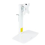 VoltShine Verstelbare monitor/tv-beugel van 43,2-68,6 cm (17-27 inch), wit