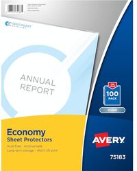 Avery Economy Clear Sheet Protectors - Pack of 100