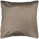 Shana Housse de coussin 60 x 60 cm Shantung noisette