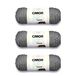 Caron Simply Soft Gray Heather Tweeds Garen - 3 Pack van 141g/5oz - Acryl - 4 Medium (Worsted) - 250 Yards - Breien/haken