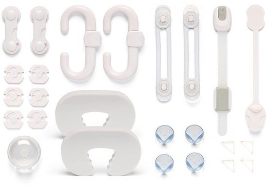 Dooky Safety Kit – Complete 25-delige Babyproof Set – Kindveilig Huis Zonder Gereedschap