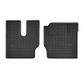 FROGUM 0071 Ensemble de tapis de sol avant, noir, Caoutchouc