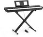 VEVOR Digitale Piano, 88 Toetsen Volledig Gewogen, Elektrische Piano met Dubbel Toetsenbord & Luidsprekers met X-Stand, Sustainpedaal, Opnamefunctie, 280 Toetsen, Draadloze Verbinding, voor Beginners, Zwart