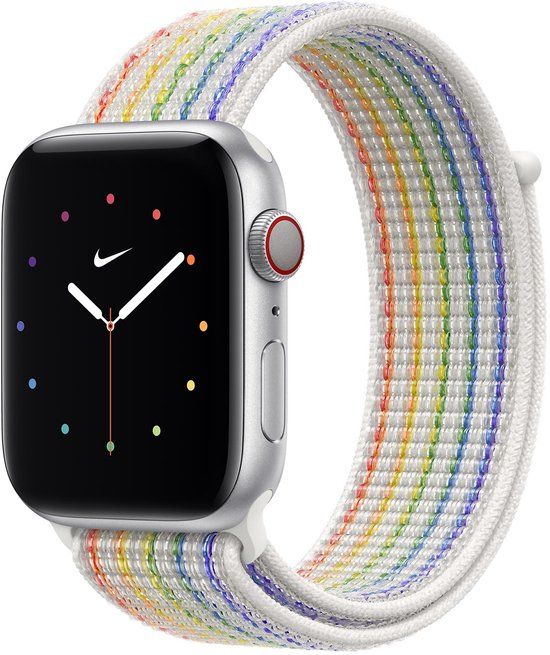 Apple Nike Sport Loop Band voor de Apple Watch | 44/45/46/49 mm - Pride Edition