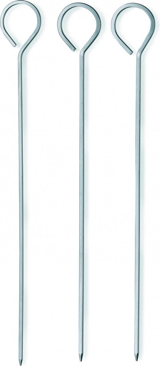 Kela Spiezen Pincho - 25 cm - RVS - Zilver - 6 stuks