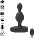 Black&Silver BLACK and SILVER Tucker Petit Anal Plug Silicone Remote Control