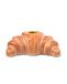 HEMA Porte-bougie 13.5x8x4.5cm céramique croissant (orange)