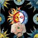 Cape noire Tarot avec symboles lune et soleil - Tapis de lecture pour la divination - Parfait pour débutants et experts