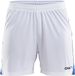 Craft Sportshort Dames Progress Short Contrast W 1905577 Wit/Koninklijk Katoen XL