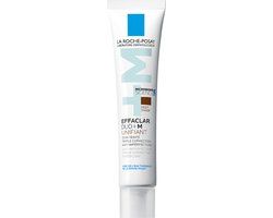 La Roche-Posay Effaclar DUO +M Unifiant Dark Dagcrème - Egaliserende Crème - voor Vette, Onzuivere Huid met Neiging tot Acne - Donkere Tint - 40ml