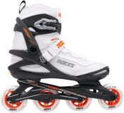 Roces Icon X 80 Skeelers - Inline Skates - Wit/Oranje - Maat 39