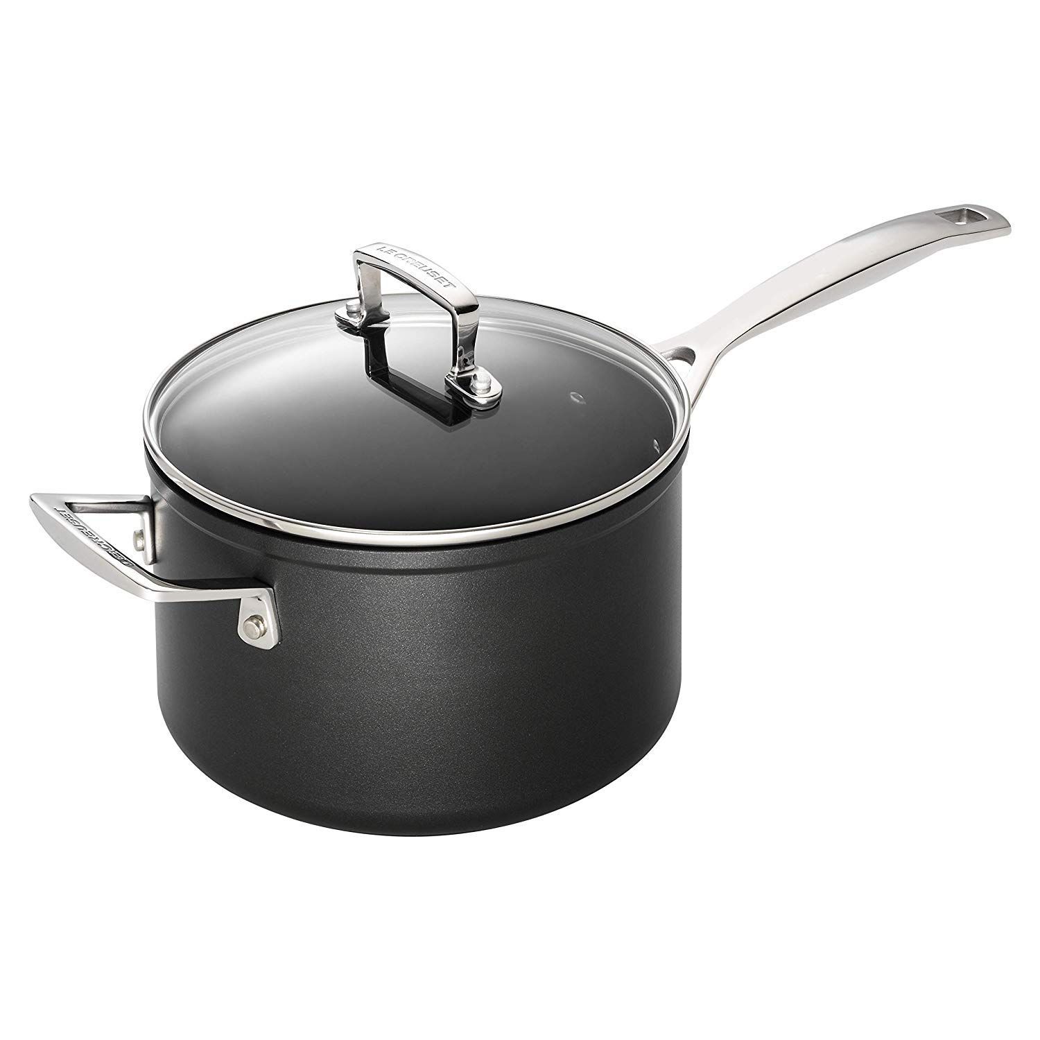 Le Creuset Steelpan 16 cm Met Glazen Deksel 1,9 Liter