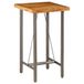 Maison Exclusive - Bartafel van gerecycled massief teakhout, 60x60x107 cm