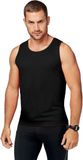 Proact Set van 3x stuks zwart sport singlet voor heren - Tanktop hemd - Herenkleding - Mouwloze t-shirts, maat: XL (42/54)