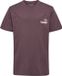 Hummel T-shirt enfant Prune noire Coton Manches courtes Logo Unisexe S/M
