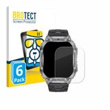 BROTECT Screenprotector 6 Stuks voor LIGE EF22 2" Beschermglas transparant