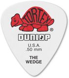 424P.50 Jim Dunlop Tortex Wedge Plectrums - 0.50 mm - Player's Pack (12 Stuks)