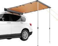 VEVOR voortent Caravan 1,4x2m Zonnekap Camper Uv50+ Uv-Bescherming Luifel 280g Polyester Stof Luifel Pu3000mm Waterdicht Incl. Pvc Tas Ideaal voor Kamperen FamiliereüNies
