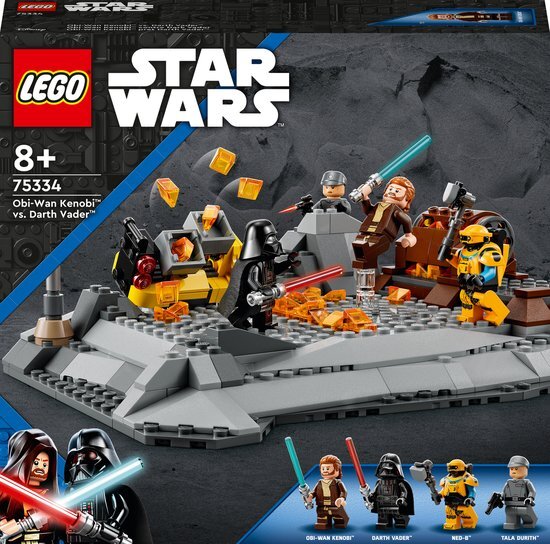 lego Star Wars Obi-Wan Kenobi vs. Darth Vader - 75334