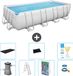 Bestway Rechthoekig Power Steel Zwembad - 488 x 244 x 122 cm - Grijs