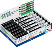 Giotto Robercolor whiteboardmarker maxi - Schuine punt - Zwart