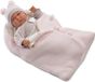 Llorens Poupée bébé qui pleure Lala Rose avec son dans un sac 42 cm