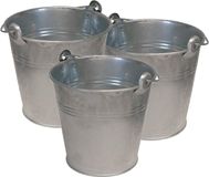 Benson Emmer / teil - 6x - van zink - met handvat - 12 liter
