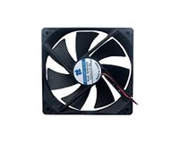 Alantik FA08N4 behuizingsventilator, zwart, 8 cm