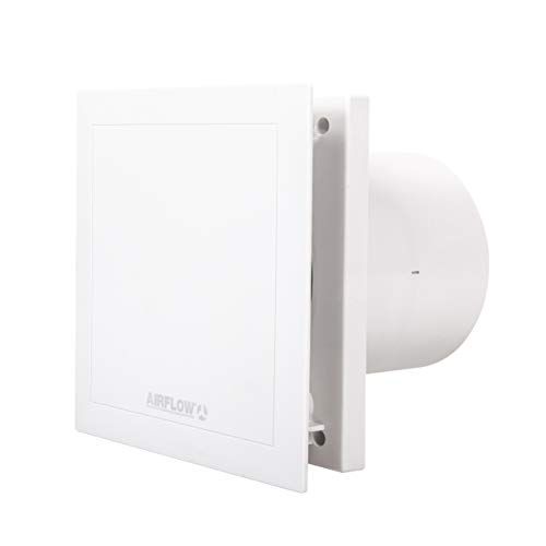 Airflow QT100B (9041259) Stille basisversie twee snelheden 100mm afzuigkap, wit, spigot