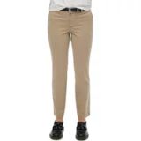 Superdry Chino met halfhoge taille Dames Stonewash Taupe Brown Katoen Elastaan 29/32