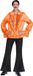 Amscan Shirt Satin Heren Polyester Oranje Maat M