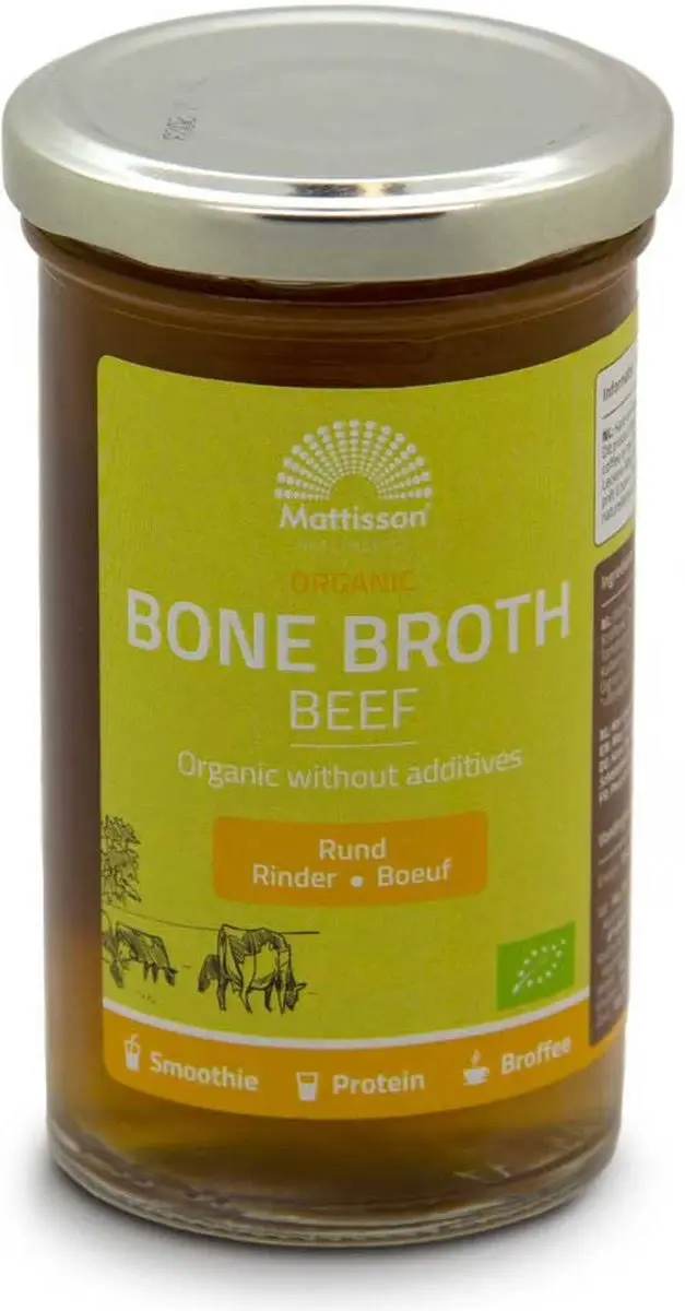 Mattisson Organic Beef Bone Broth - Botten boullion rund bio (240ml)