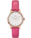 Timex Transcend Kwarts Analoog Horloge Roze Case: 100% Low Lead Brass | Armband: 100% Leather 31 TW2W54700AJ