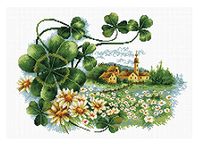 Lieveheersbeestje Scenery Clover Lieveheersbeestje borduurset