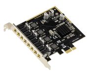 KALEA-INFORMATIQUE CM6646 4-kanaals HD PCIe-geluidskaart