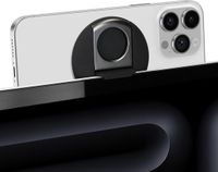kwmobile Magnetische Telefoonhouder voor Laptop - Zwart