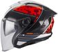 AXXIS Blazer Sv Pixelart Casque intégral Rouge, Noir M