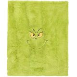 Grinch de Noël, couverture DOUCE, pelucheuse, jeté de lit, vert 130x160 cm