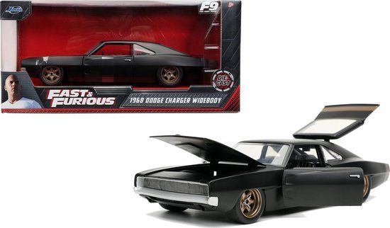 Jada Toys - Fast & Furious 1968 Dodge Charger 1:24 - Metaal - 4006333077906