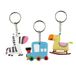 Mopec Sleutelhanger, motief: Trek, Zebra/paard, meerkleurig, 0,40 x 5,50 x 10,00 cm