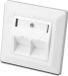 Digitus DN-93801-1 Keystone houder 2-voudig Wit