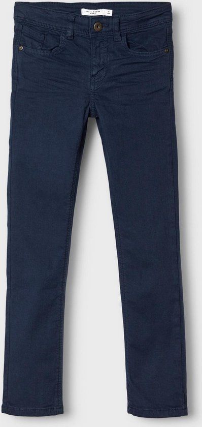 NAME IT NKMTHEO XSLIM TWI PANT - Jongens Broeken - Maat 116 - Dark Sapphire