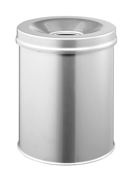 Durable 3305 Afvalcontainer Zilver Rond Staal 35,7cm