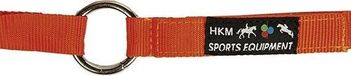 HKM Nylonhalster Met Muilkorf Oranje Volbloed