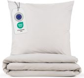 Blumtal Housse de couette Microfibre Nova - Deux personnes - 190 x 200 cm - Gris clair