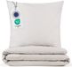 Blumtal Housse de couette Microfibre Nova - Deux personnes - 190 x 200 cm - Gris clair