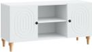 vidaXL Meuble TV Blanc 102 x 34,5 x 50 cm Bois traité