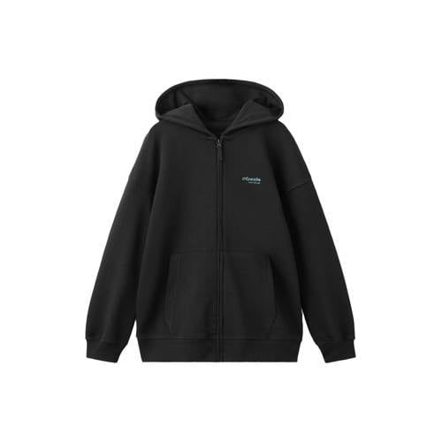 Mango Kids sweatvest - zwart