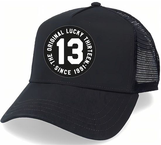 Lucky 13 The Original - Trucker Unisex Cap - zwart - Standard