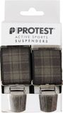 Protest Prtwitley – Bretels Heren – Houthakkers print – Rekbaar elastiek – Kruisband